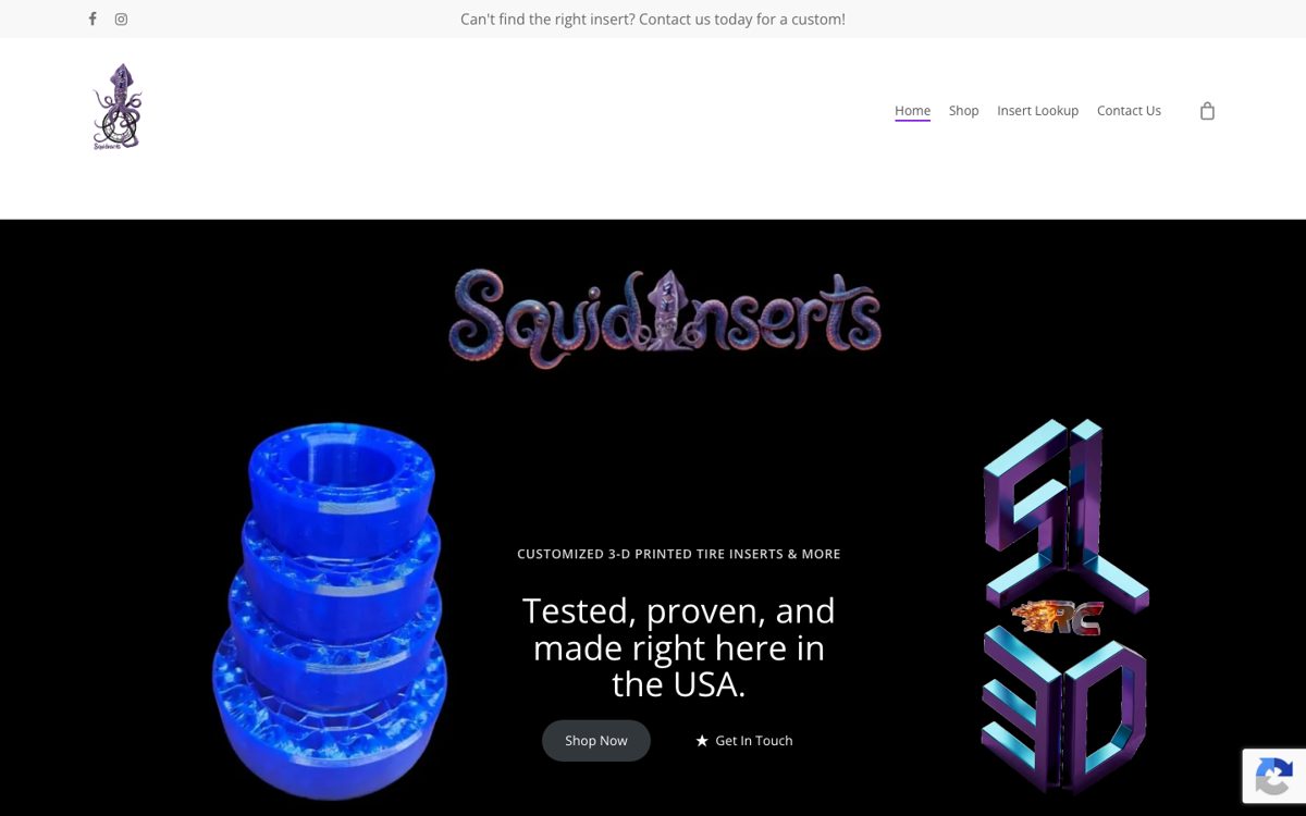 SL3D RC Squid Inserts homepage